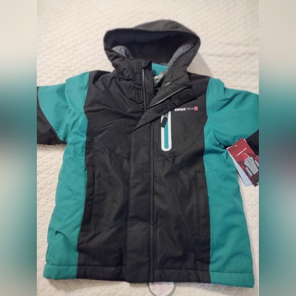 Swiss tech boys jacket 4 in 1,  size 4-5 ,  10-12